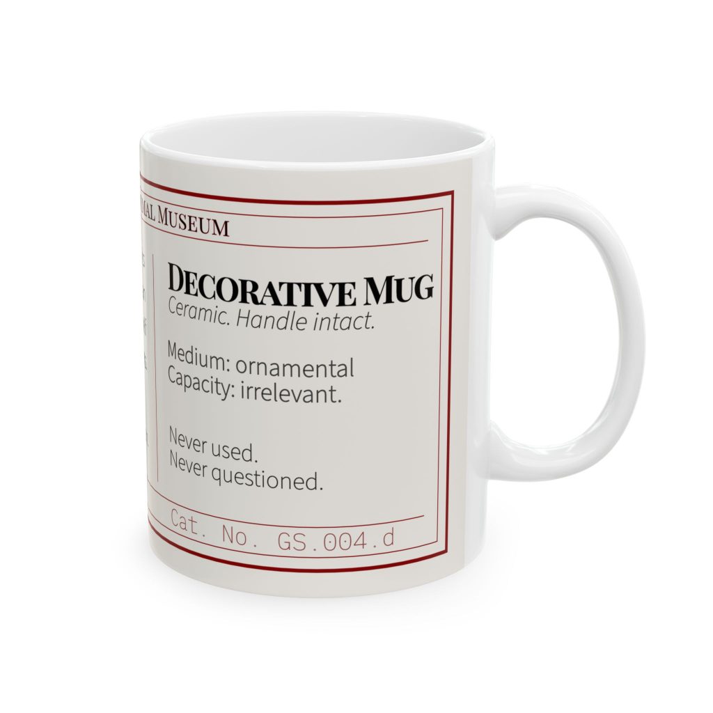 Gift Shop — Decorative Label, Mug