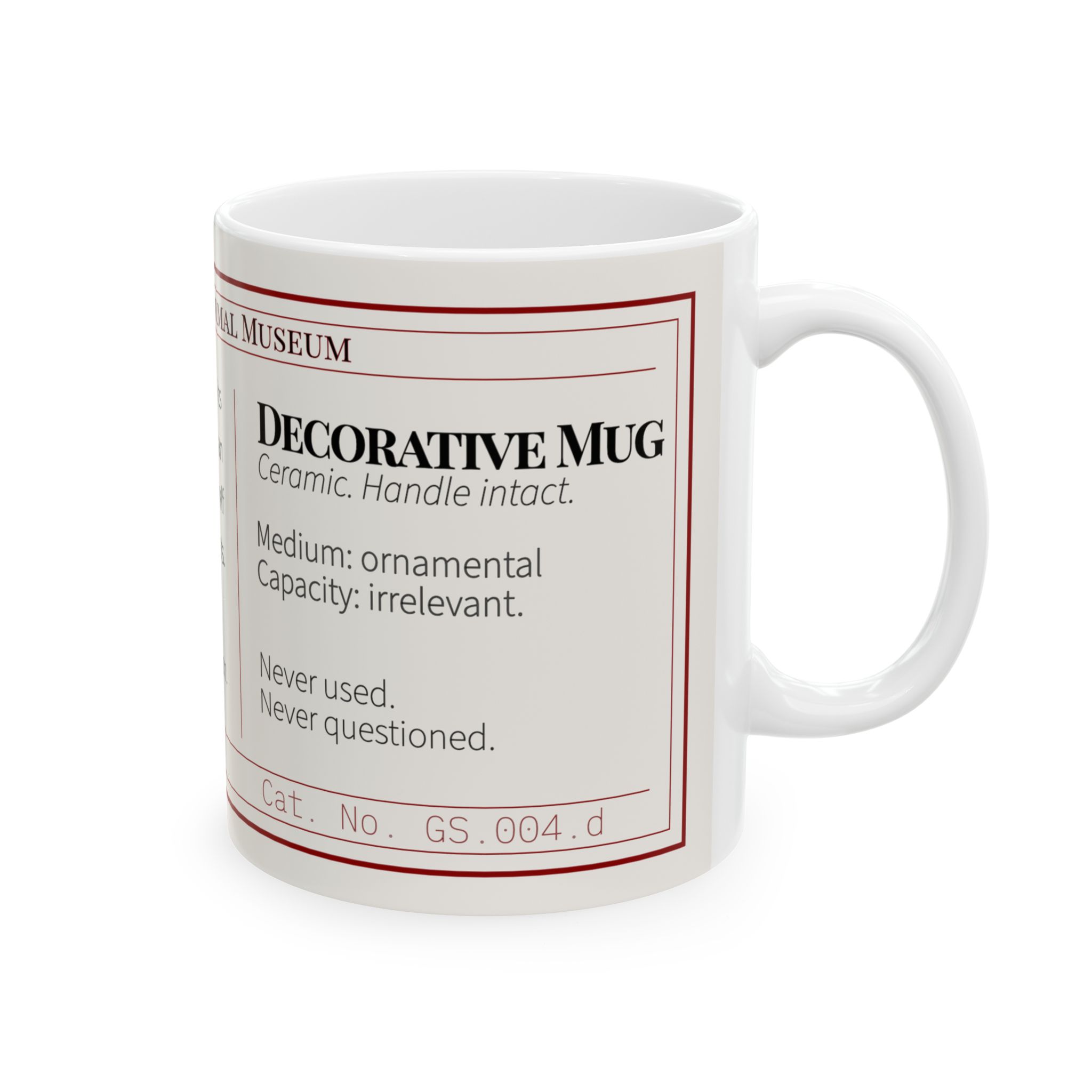 Gift Shop — Decorative Label, Mug