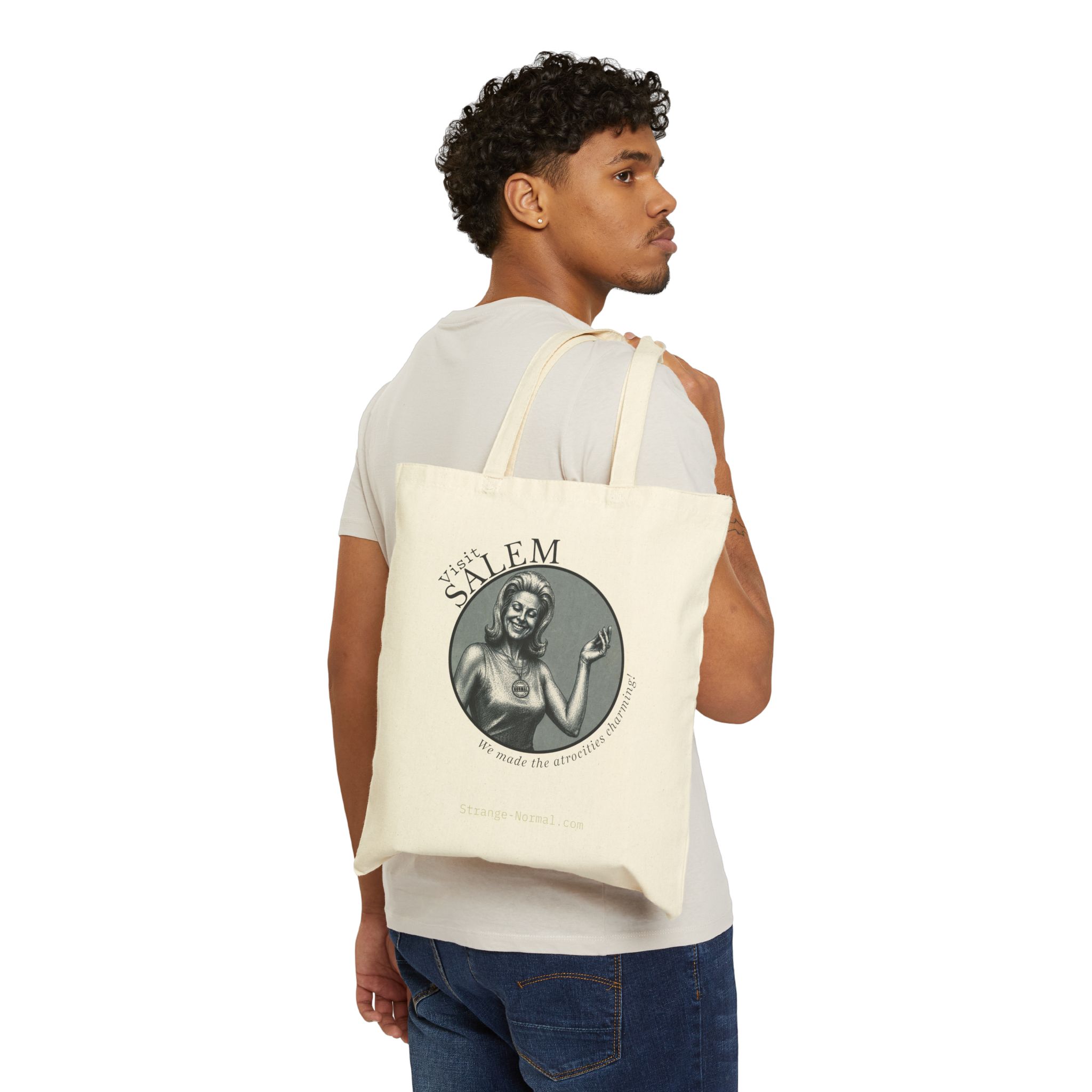 Visit Salem — Charming, Tote, Natural - Image 3