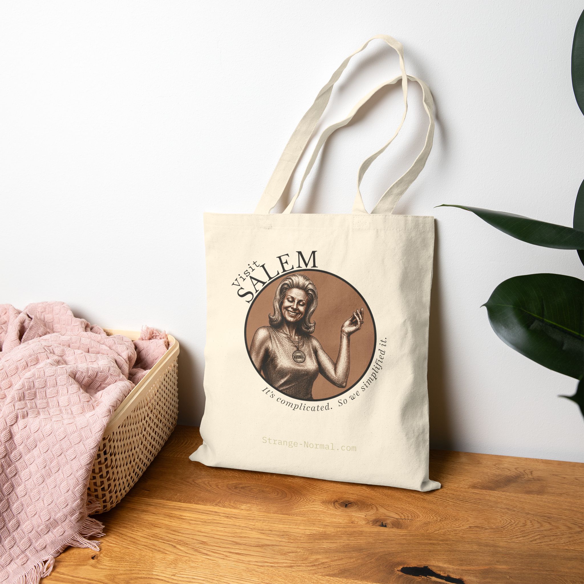 Visit Salem — Complicated, Tote, Natural - Image 4
