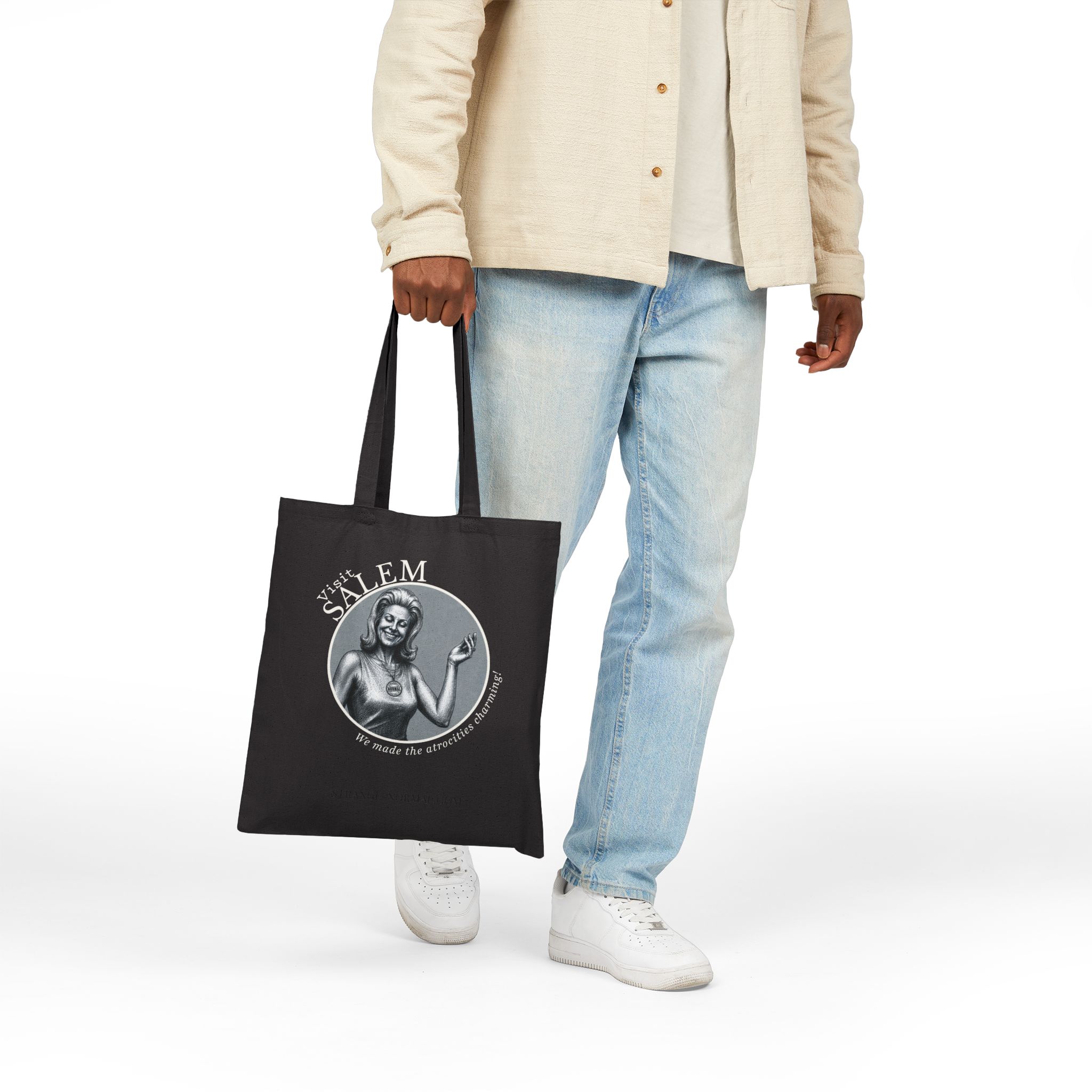 Visit Salem — Charming, Tote, Black - Image 3