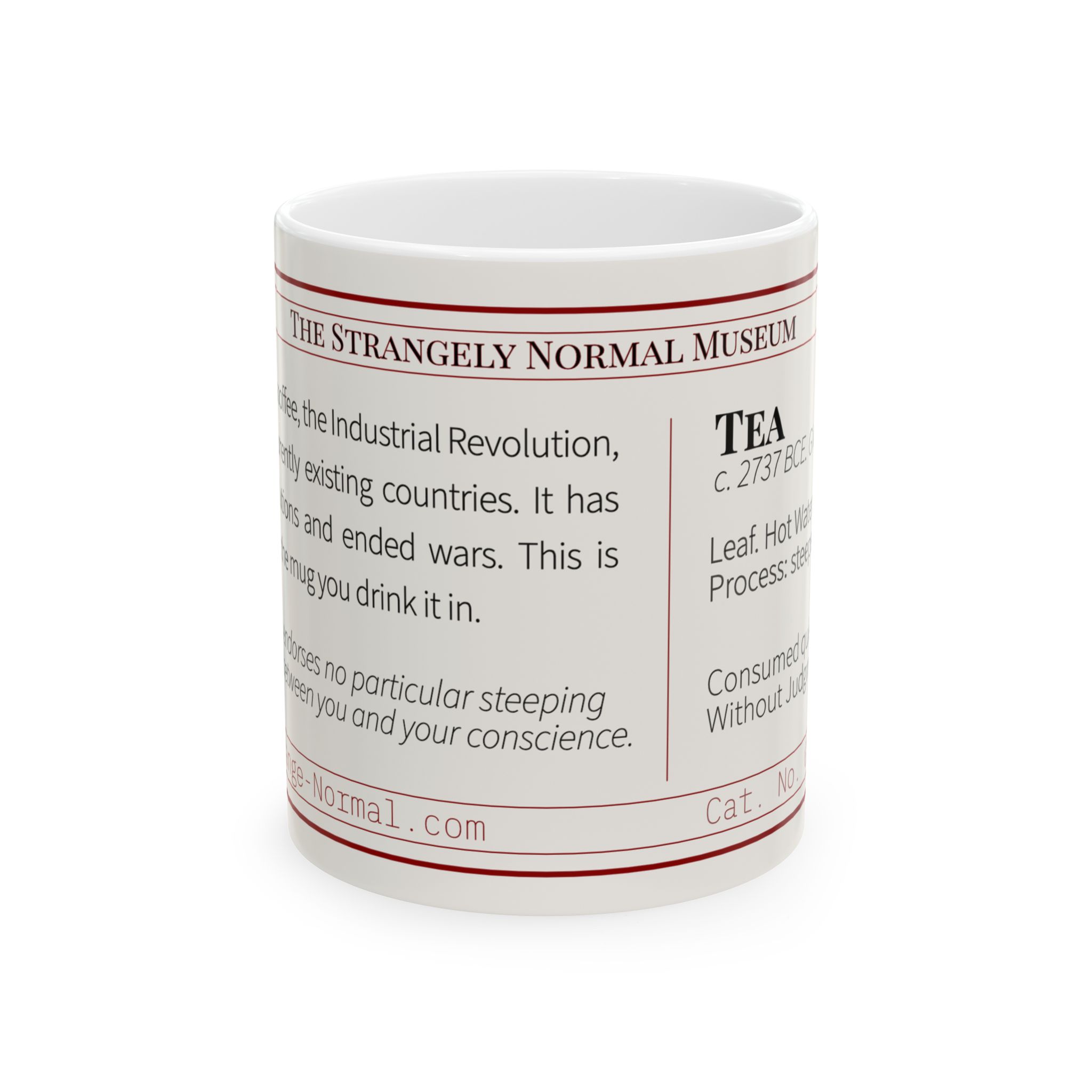 Gift Shop — Tea Label, Mug - Image 2