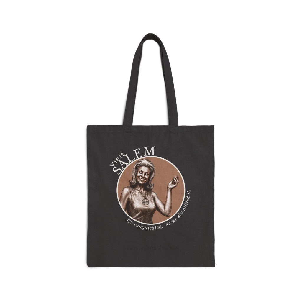 Visit Salem — Complicated, Tote, Black